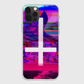 Чехол для iPhone 12 Pro Max с принтом Cross в Екатеринбурге, Силикон |  | abstraction | color | cross | eye | glitch | neon | vanguard | view | абстракция | авангард | взгляд | глаз | глитч | крест | неон | цвет