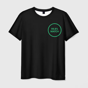 Мужская футболка 3D с принтом ЧЕРНОЕ ЗЕРКАЛО в Екатеринбурге, 100% полиэфир | прямой крой, круглый вырез горловины, длина до линии бедер | black mirror | sci fi | science fiction | сериал | фантазия | черное зеркало