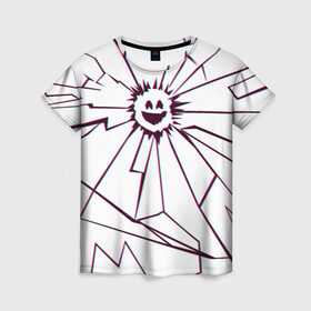 Женская футболка 3D с принтом ЧЕРНОЕ ЗЕРКАЛО в Екатеринбурге, 100% полиэфир ( синтетическое хлопкоподобное полотно) | прямой крой, круглый вырез горловины, длина до линии бедер | black mirror | sci fi | science fiction | сериал | фантазия | черное зеркало
