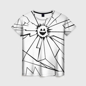 Женская футболка 3D с принтом ЧЕРНОЕ ЗЕРКАЛО в Екатеринбурге, 100% полиэфир ( синтетическое хлопкоподобное полотно) | прямой крой, круглый вырез горловины, длина до линии бедер | black mirror | sci fi | science fiction | сериал | фантазия | черное зеркало