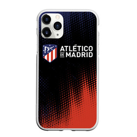 Чехол для iPhone 11 Pro Max матовый с принтом ATLETICO MADRID Атлетико в Екатеринбурге, Силикон |  | Тематика изображения на принте: atletico | club | footbal | logo | madrid | атлетико | знак | клуб | логотип | логотипы | мадрид | символ | символы | форма | футбол | футбольная | футбольный