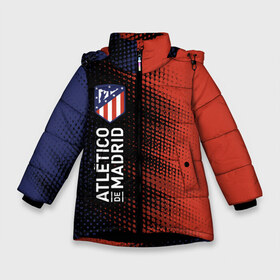Зимняя куртка для девочек 3D с принтом ATLETICO MADRID Атлетико в Екатеринбурге, ткань верха — 100% полиэстер; подклад — 100% полиэстер, утеплитель — 100% полиэстер. | длина ниже бедра, удлиненная спинка, воротник стойка и отстегивающийся капюшон. Есть боковые карманы с листочкой на кнопках, утяжки по низу изделия и внутренний карман на молнии. 

Предусмотрены светоотражающий принт на спинке, радужный светоотражающий элемент на пуллере молнии и на резинке для утяжки. | atletico | club | footbal | logo | madrid | атлетико | знак | клуб | логотип | логотипы | мадрид | символ | символы | форма | футбол | футбольная | футбольный