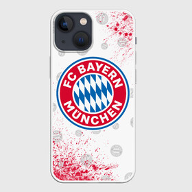 Чехол для iPhone 13 mini с принтом FC BAYERN   БАВАРИЯ в Екатеринбурге,  |  | bayern | club | fc | footbal | logo | бавария | знак | клуб | лого | логотип | логотипы | символ | символы | форма | футбол | футбольная | футбольный
