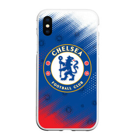 Чехол для iPhone XS Max матовый с принтом CHELSEA F C ЧЕЛСИ в Екатеринбурге, Силикон | Область печати: задняя сторона чехла, без боковых панелей | chelsea | club | footbal | logo | знак | клуб | логотип | логотипы | символ | символы | форма | футбол | футбольная | футбольный | челси