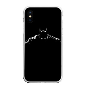 Чехол для iPhone XS Max матовый с принтом Бэтмен Batman в Екатеринбурге, Силикон | Область печати: задняя сторона чехла, без боковых панелей | batman | dc comics | бэтмен | дс комикс