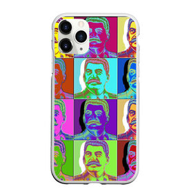 Чехол для iPhone 11 Pro Max матовый с принтом Stalin pop-art в Екатеринбурге, Силикон |  | Тематика изображения на принте: chief | color | eyes | moustache | pop art | stalin | view | взгляд | вождь | глаза | поп  арт | сталин | усы | цвет