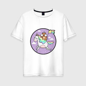 Женская футболка хлопок Oversize с принтом friends в Екатеринбурге, 100% хлопок | свободный крой, круглый ворот, спущенный рукав, длина до линии бедер
 | animal | животные | звери | пони