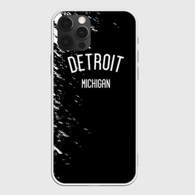 Чехол для iPhone 12 Pro Max с принтом ДЕТРОЙТ в Екатеринбурге, Силикон |  | america | detroit | michigan | states | usa | америка | детроит | детройт | сша | штаты