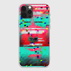 Чехол для iPhone 12 Pro Max с принтом Glitch в Екатеринбурге, Силикон |  | abstraction | glitch | neon | vanguard | абстракция | авангард | глитч | неон