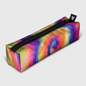 Пенал 3D с принтом TIE-DYE MULTICOLOR в Екатеринбурге, 100% полиэстер | плотная ткань, застежка на молнии | dye | multicolor | tie | trend | акварель | брызги | градиент | дай | колор | краски | красочная | мульти | потёки | пятна | радуга | радужная | тай | тайдай | текстура | тренд | хиппи