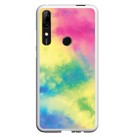 Чехол для Honor P Smart Z с принтом Tie-Dye в Екатеринбурге, Силикон | Область печати: задняя сторона чехла, без боковых панелей | dye | multicolor | tie | trend | акварель | брызги | градиент | дай | колор | краски | красочная | мульти | потёки | пятна | радуга | радужная | тай | тайдай | текстура | тренд | хиппи