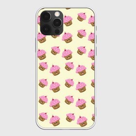 Чехол для iPhone 12 Pro Max с принтом Кексы в Екатеринбурге, Силикон |  | Тематика изображения на принте: арт | выпечка | еда | кекс | кексик | кексы | рисунок | розовый | салатовый