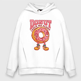 Мужское худи Oversize хлопок с принтом Donut leave me alone в Екатеринбурге, френч-терри — 70% хлопок, 30% полиэстер. Мягкий теплый начес внутри —100% хлопок | боковые карманы, эластичные манжеты и нижняя кромка, капюшон на магнитной кнопке | Тематика изображения на принте: art | eyes | food | hole | illustration | keddo | sadness | арт | бублик | глаза | грусть | десерт | дырка | дырочка | жратва | иллюстрация | интроверт | кеды | мизантроп | один | оставь меня в покое | пироженое | пирожное