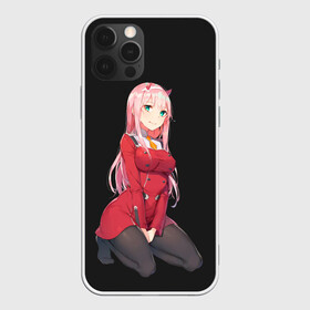 Чехол для iPhone 12 Pro с принтом ZeroTwo (Darling in the Franx) в Екатеринбурге, силикон | область печати: задняя сторона чехла, без боковых панелей | 002 | ahegao | anime | darling | franx | franxx | girl | girls | in | senpai | the | two | waifu | zero | zerotwo | аниме | ахегао | вайфу | девушка | семпай | сенпай | тян