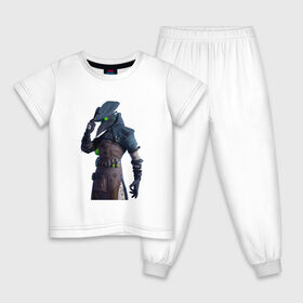 Детская пижама хлопок с принтом The plague doctor в Екатеринбурге, 100% хлопок |  брюки и футболка прямого кроя, без карманов, на брюках мягкая резинка на поясе и по низу штанин
 | 