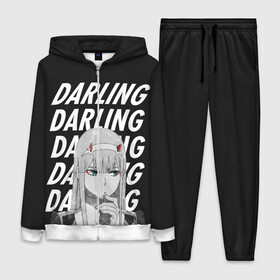 Женский костюм 3D с принтом Daling Zero Two monochrome в Екатеринбурге,  |  | 002 | 02 | ahegao | anime | darling | franx | franxx | girl | girls | in | senpai | the | two | waifu | zero | zerotwo | аниме | ахегао | вайфу | девушка | семпай | сенпай | тян