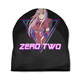 Шапка 3D с принтом ZeroTwo (Darling in the Franx) в Екатеринбурге, 100% полиэстер | универсальный размер, печать по всей поверхности изделия | 002 | 02 | ahegao | anime | darling | franx | franxx | girl | girls | in | senpai | the | two | waifu | zero | zerotwo | аниме | ахегао | вайфу | девушка | семпай | сенпай | тян