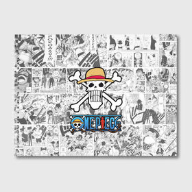 Альбом для рисования с принтом One Piece в Екатеринбурге, 100% бумага
 | матовая бумага, плотность 200 мг. | lucy | luffy monkey | mugiwara | one piece | straw hat | большой куш | ван пис | луффи | одним куском