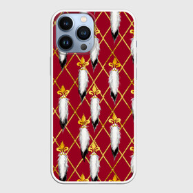 Чехол для iPhone 13 Pro Max с принтом Tassels red gold 3D space в Екатеринбурге,  |  | gold | life | versace | vip | абстракция | богатство | в золоте | версаче | версачи | виайпи | вип | золотая | золото | линия | нейтральная | позолоченное | стайл | стиль | текстуры | узоры | шик