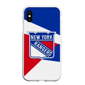 Чехол для iPhone XS Max матовый с принтом Нью-Йорк Рейнджерс в Екатеринбурге, Силикон | Область печати: задняя сторона чехла, без боковых панелей | Тематика изображения на принте: hockey | new york | new york rangers | nhl | rangers | usa | нхл | нью йорк | нью йорк рейнджерс | рейнджерс | спорт | сша | хоккей | шайба
