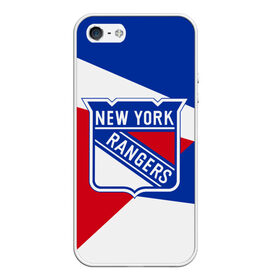 Чехол для iPhone 5/5S матовый с принтом Нью-Йорк Рейнджерс в Екатеринбурге, Силикон | Область печати: задняя сторона чехла, без боковых панелей | Тематика изображения на принте: hockey | new york | new york rangers | nhl | rangers | usa | нхл | нью йорк | нью йорк рейнджерс | рейнджерс | спорт | сша | хоккей | шайба