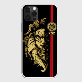 Чехол для iPhone 12 Pro Max с принтом Киргизия в Екатеринбурге, Силикон |  | coat of arms | evil | golden | kyrgyz republic | kyrgyzstan | lion | sun | герб | злой | золотой | ислам | киргизская республика | кыргызстан | лев | солнце