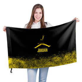 Флаг 3D с принтом Jordan в Екатеринбурге, 100% полиэстер | плотность ткани — 95 г/м2, размер — 67 х 109 см. Принт наносится с одной стороны | air | jordan | michael | nba | баскетбол | баскетболист | джордан | джордан айр | игра | майкл | майкл джордан | мяч | спорт