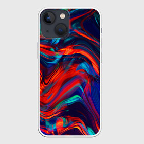 Чехол для iPhone 13 mini с принтом Абстракция краски в Екатеринбурге,  |  | abstract | art | color | digital | fluid | grunge | абстракция | арт | брызки | гранж | краска | пятна | разводы | стекло | цвет | цветной | цифровой