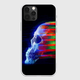 Чехол для iPhone 12 Pro Max с принтом Glitch skull в Екатеринбурге, Силикон |  | color | glitch | paint | skull | vanguard | авангард | глитч | краска | цвет | череп