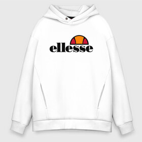 Мужское худи Oversize хлопок с принтом Ellesse в Екатеринбурге, френч-терри — 70% хлопок, 30% полиэстер. Мягкий теплый начес внутри —100% хлопок | боковые карманы, эластичные манжеты и нижняя кромка, капюшон на магнитной кнопке | eles | eless | elesse | ellese | ellesse | илис | элесс | элис | элисс | эллес | эллесс