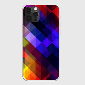 Чехол для iPhone 12 Pro Max с принтом Горен в Екатеринбурге, Силикон |  | Тематика изображения на принте: abstraction | colorful | cubes | obliquely | stripes | texture | абстракция | кубы | наискось | полосы | разноцветный | текстура