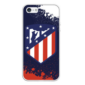 Чехол для iPhone 5/5S матовый с принтом ATLETICO MADRID / Атлетико в Екатеринбурге, Силикон | Область печати: задняя сторона чехла, без боковых панелей | Тематика изображения на принте: atletico | club | footbal | logo | madrid | атлетико | знак | клуб | логотип | логотипы | мадрид | символ | символы | форма | футбол | футбольная | футбольный