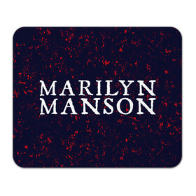 Коврик для мышки прямоугольный с принтом MARILYN MANSON / М. МЭНСОН в Екатеринбурге, натуральный каучук | размер 230 х 185 мм; запечатка лицевой стороны | logo | manson | marilyn | music | rock | группа | лого | логотип | логотипы | менсон | мерилин | мерлин | музыка | мэнсон | мэрилин | рок | символ