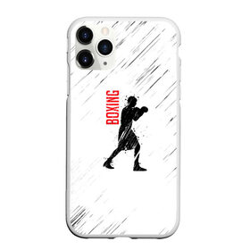 Чехол для iPhone 11 Pro матовый с принтом Бокс в Екатеринбурге, Силикон |  | Тематика изображения на принте: boxing | боец | бои | бокс | боксер | единоборства | спорт | стойка | тренировка