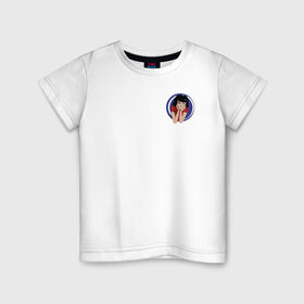 Детская футболка хлопок с принтом Девочка в Екатеринбурге, 100% хлопок | круглый вырез горловины, полуприлегающий силуэт, длина до линии бедер | боль | грусть | девочка | красота | обида | рисунок