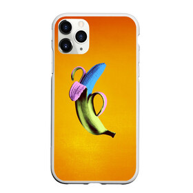 Чехол для iPhone 11 Pro Max матовый с принтом Синий банан в Екатеринбурге, Силикон |  | Тематика изображения на принте: банан | без надписей | вкус | дизайн | еда | картинки | кожура | контраст | креатив | летняя | минимализм | необычный | прикол | рыжая | синий | сиреневая | теплая | фрукт | цветная | яркая