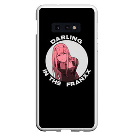 Чехол для Samsung S10E с принтом DARLING in the FRANXX в Екатеринбурге, Силикон | Область печати: задняя сторона чехла, без боковых панелей | 002 | 02 | cyber | cyberpunk | darling | franxx | japan | strelizia | two | zero | zerotwo | два | демон | дьявол | зеро | зероту | зеротул | итиго | ичиго | киберпанк | киборг | любимый | меха | милый | ноль | нольдва | робот | стрелиция | ту 