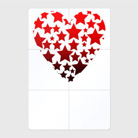 Магнитный плакат 2Х3 с принтом Звездное сердце в Екатеринбурге, Полимерный материал с магнитным слоем | 6 деталей размером 9*9 см | heart | love is | love you | stars | valentines day | бабушка | валентинка | влюбленные | девушке | жена | звезды | лучшая | любимая | люблю | любовь | мама | молодожены | подарок | романтика | свадебные | свадьба | сердечки
