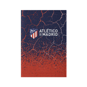 Обложка для паспорта матовая кожа с принтом ATLETICO MADRID / Атлетико в Екатеринбурге, натуральная матовая кожа | размер 19,3 х 13,7 см; прозрачные пластиковые крепления | Тематика изображения на принте: atletico | club | footbal | logo | madrid | атлетико | знак | клуб | логотип | логотипы | мадрид | символ | символы | форма | футбол | футбольная | футбольный
