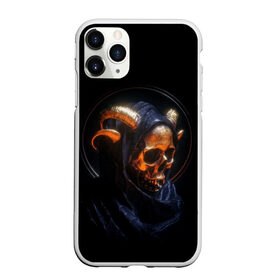 Чехол для iPhone 11 Pro Max матовый с принтом Golden skull | 1.1 в Екатеринбурге, Силикон |  | cool | cyborg | decoration | fashion | fear | ghost | halloween | head | horror | robot | skeleton | skull | technology | голова | киборг | круто | мода | призрак | робот | скелет | технологии | ужас | украшение | хеллоуин | череп