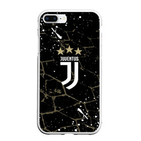 Чехол для iPhone 7Plus/8 Plus матовый с принтом JUVENTUS. в Екатеринбурге, Силикон | Область печати: задняя сторона чехла, без боковых панелей | cr7 | juve | juventus | ronaldo | роналдо | ювентус