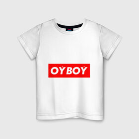 Детская футболка хлопок с принтом oyboy в Екатеринбурге, 100% хлопок | круглый вырез горловины, полуприлегающий силуэт, длина до линии бедер | казахи | ойбой | сабуров | чбд | что было дальше | щербаков | юмор