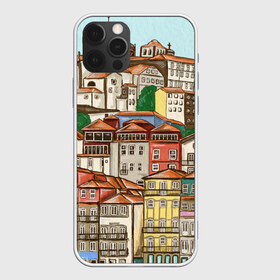 Чехол для iPhone 12 Pro Max с принтом Порту Португалия домики в Екатеринбурге, Силикон |  | city | old town | porto | portugal | город | город на холме | городской пейзаж | домики | оранжевые крыши | отпуск | порту | португалия | путешествие | старый город