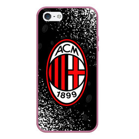 Чехол для iPhone 5/5S матовый с принтом AC MILAN / МИЛАН в Екатеринбурге, Силикон | Область печати: задняя сторона чехла, без боковых панелей | ac | ac milan | acm | football | logo | milan | sport | клуб | лого | логотип | логотипы | милан | символ | символы | спорт | форма | футбол | футбольная | футбольный