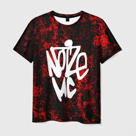 Мужская футболка 3D с принтом Noize MC. в Екатеринбурге, 100% полиэфир | прямой крой, круглый вырез горловины, длина до линии бедер | 