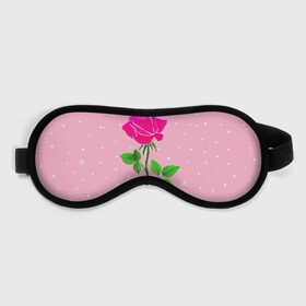 Маска для сна 3D с принтом Роза на розовом в Екатеринбурге, внешний слой — 100% полиэфир, внутренний слой — 100% хлопок, между ними — поролон |  | женственно | красота | роза | розовый | снежинки | фуксия | цветок | шик