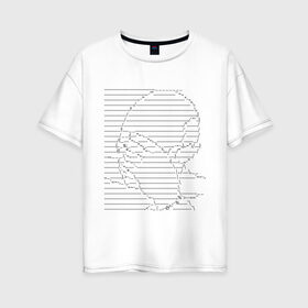 Женская футболка хлопок Oversize с принтом Facepalm символами в Екатеринбурге, 100% хлопок | свободный крой, круглый ворот, спущенный рукав, длина до линии бедер
 | facepalm | palmface | конфуз | лицо | лицорука | пикар | рукалицо | сериал | смущение | стыд