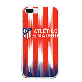 Чехол для iPhone 7Plus/8 Plus матовый с принтом ATLETICO MADRID. в Екатеринбурге, Силикон | Область печати: задняя сторона чехла, без боковых панелей | atletico madrid | fc | football | football club | sport | атлетико мадрид | испанский футбольный клуб | мадрид | спорт | уефа | униформа | фирменные цвета | фк | футбол | футбольный клуб