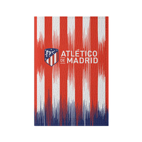 Обложка для паспорта матовая кожа с принтом ATLETICO MADRID. в Екатеринбурге, натуральная матовая кожа | размер 19,3 х 13,7 см; прозрачные пластиковые крепления | Тематика изображения на принте: atletico madrid | fc | football | football club | sport | атлетико мадрид | испанский футбольный клуб | мадрид | спорт | уефа | униформа | фирменные цвета | фк | футбол | футбольный клуб