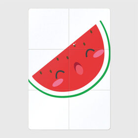 Магнитный плакат 2Х3 с принтом Кусочек Арбуза в Екатеринбурге, Полимерный материал с магнитным слоем | 6 деталей размером 9*9 см | Тематика изображения на принте: kawai | kawaii | mimi | watermelon | арбуз | еда | каваи | кавай | кавайи | кавайный | кавайный арбуз | кусочек арбуза | милота | мимишный | фрукт | ягода